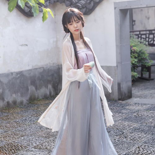 汉服服饰 褙子 又名背子,绣 是汉民族传统服饰的一种